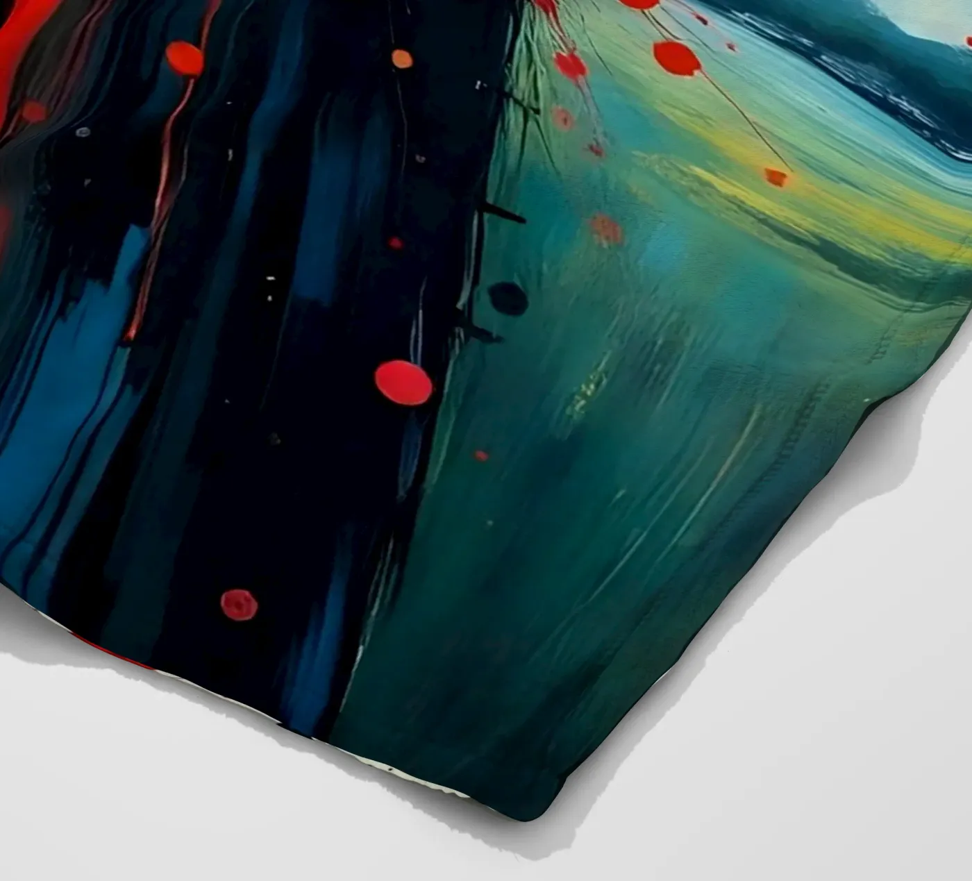 Painting_E_2 Fleecedecke von Farb- und Blütenzauber by LK