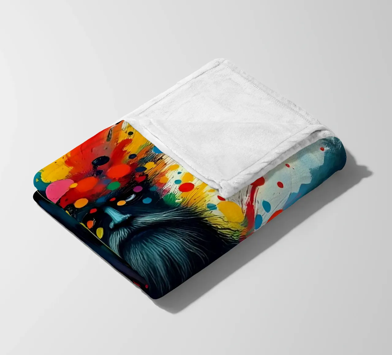 Malerei_E_2 Fleecedecke von Farb- und Blütenzauber by LK