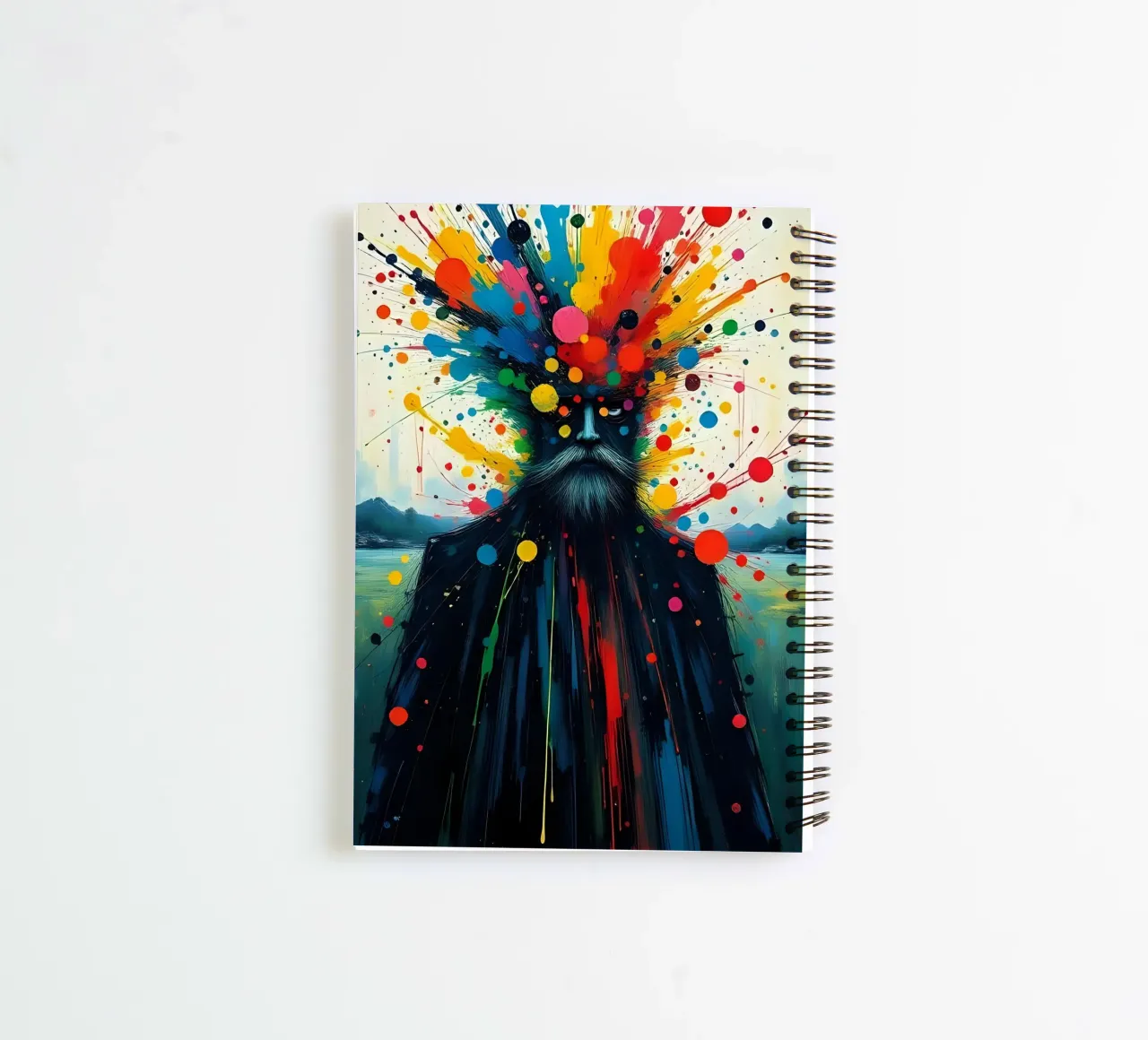 Painting_E_2 spiral notebook by Farb- und Blütenzauber by LK