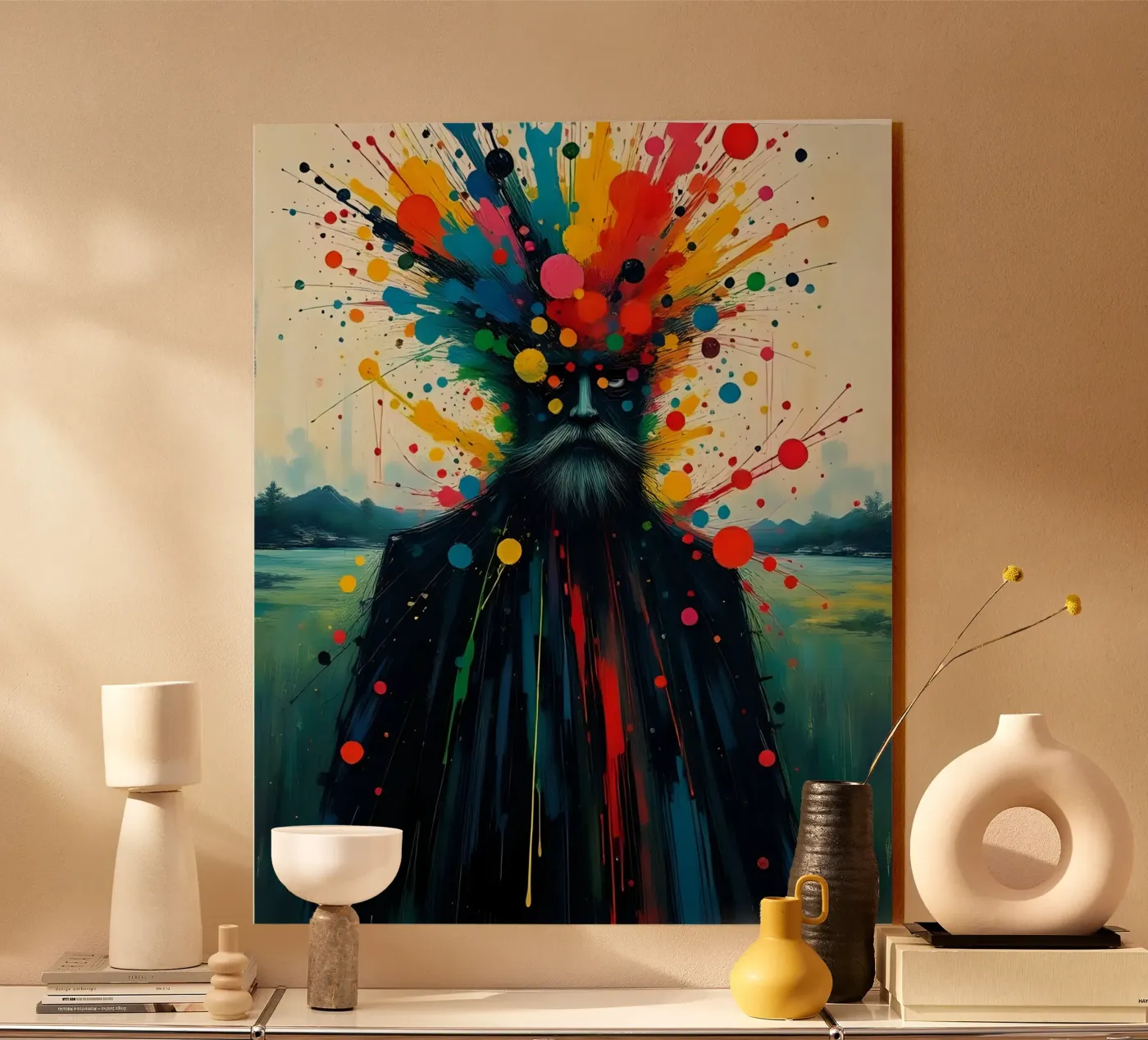 Painting_E_2 acrylic glass by Farb- und Blütenzauber by LK