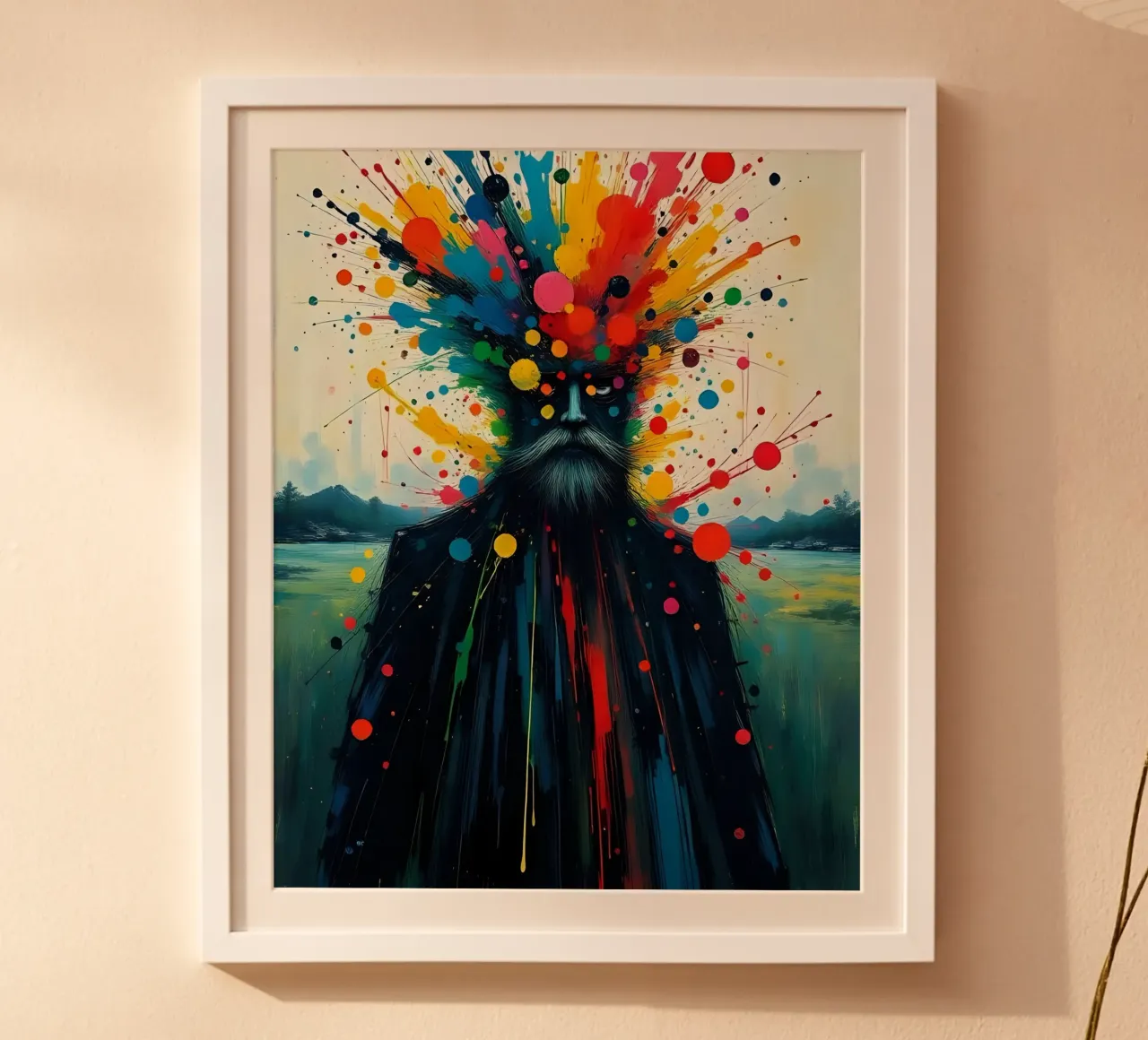 Malerei_E_2 Poster von Farb- und Blütenzauber by LK