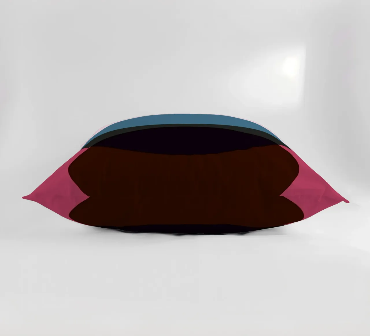 Abstract Circle Fusion | Minimal Art Print decorative cushion by Casa Calm