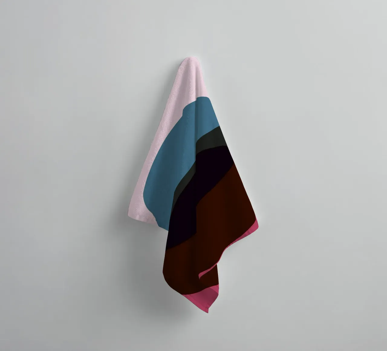 Círculo Abstracto Fusión | Minimal Art Print toalla de baño de Casa Calm