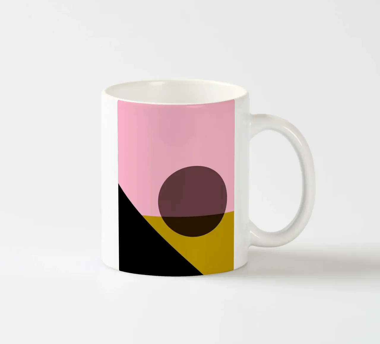 Forma geometrica del sole Bauhaus tazza in ceramica da Casa Calm