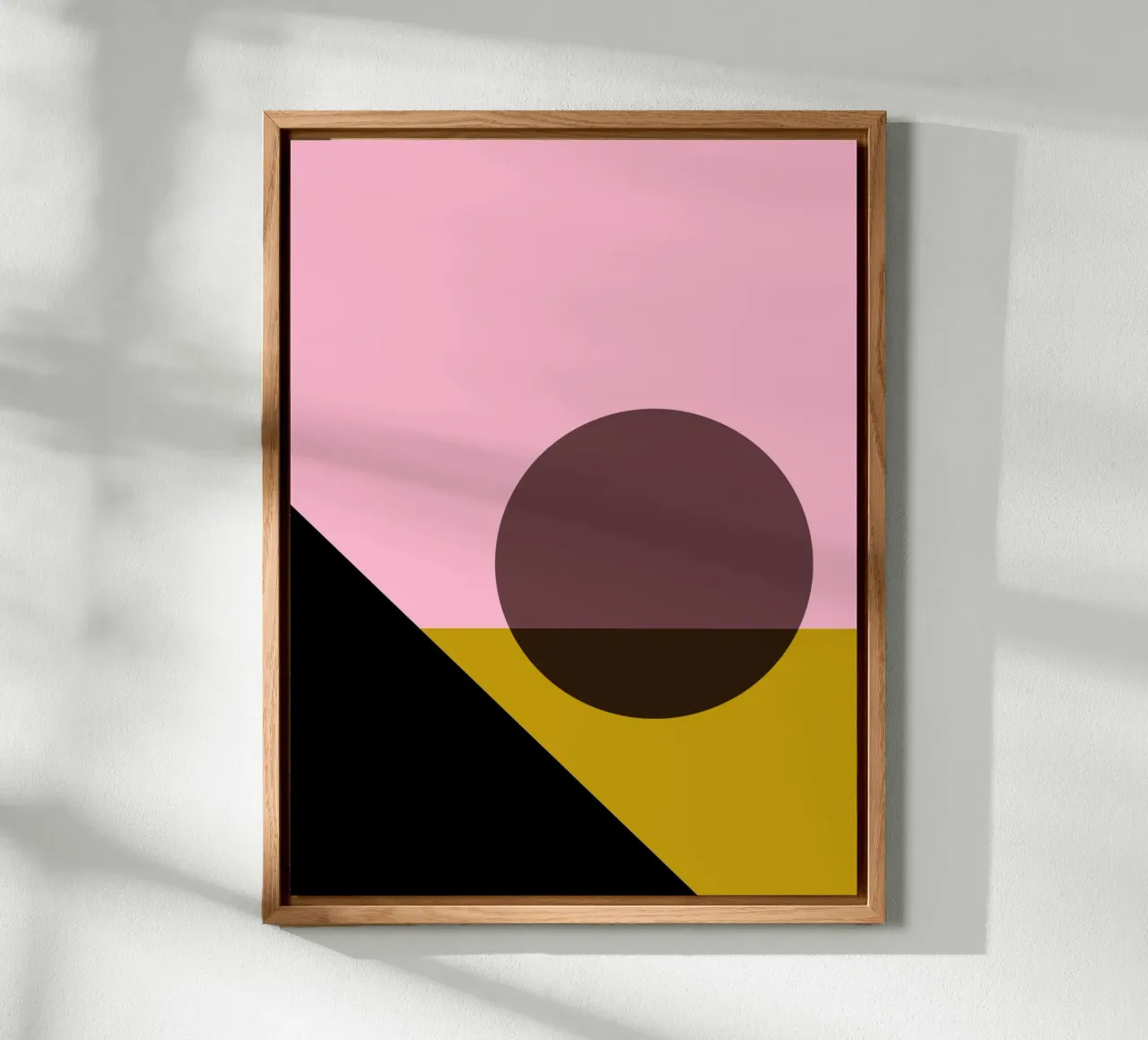 Forma geometrica del sole Bauhaus alluminio dibond da Casa Calm