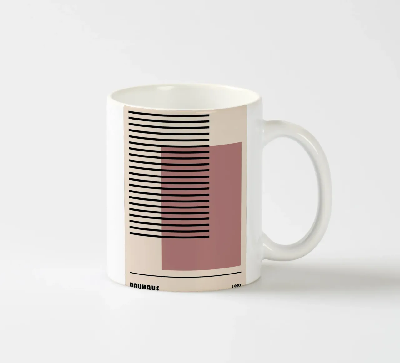 Grafica della linea Bauhaus 1923 tazza in ceramica da Casa Calm