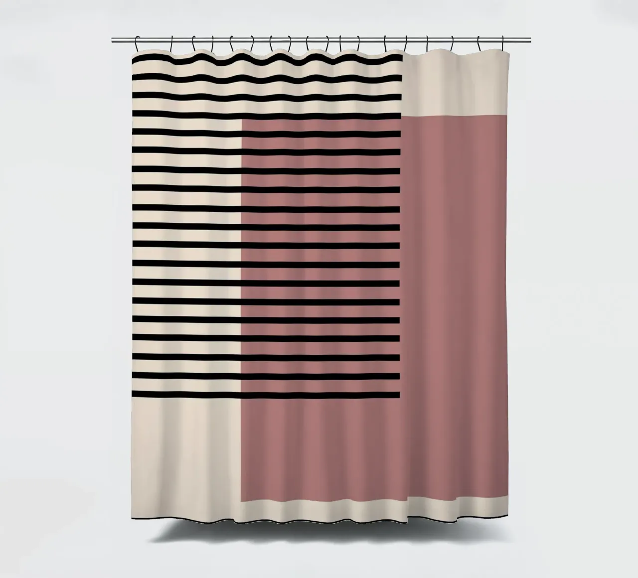 Grafica della linea Bauhaus 1923 tenda da doccia da Casa Calm