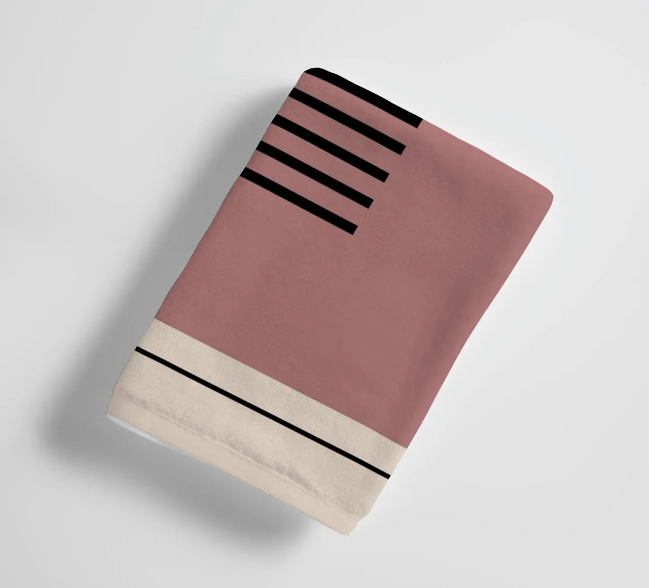 Grafica della linea Bauhaus 1923 asciugamano da bagno da Casa Calm