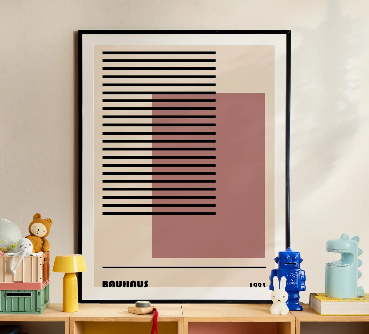 Grafica della linea Bauhaus 1923 carta hahnemühle da Casa Calm