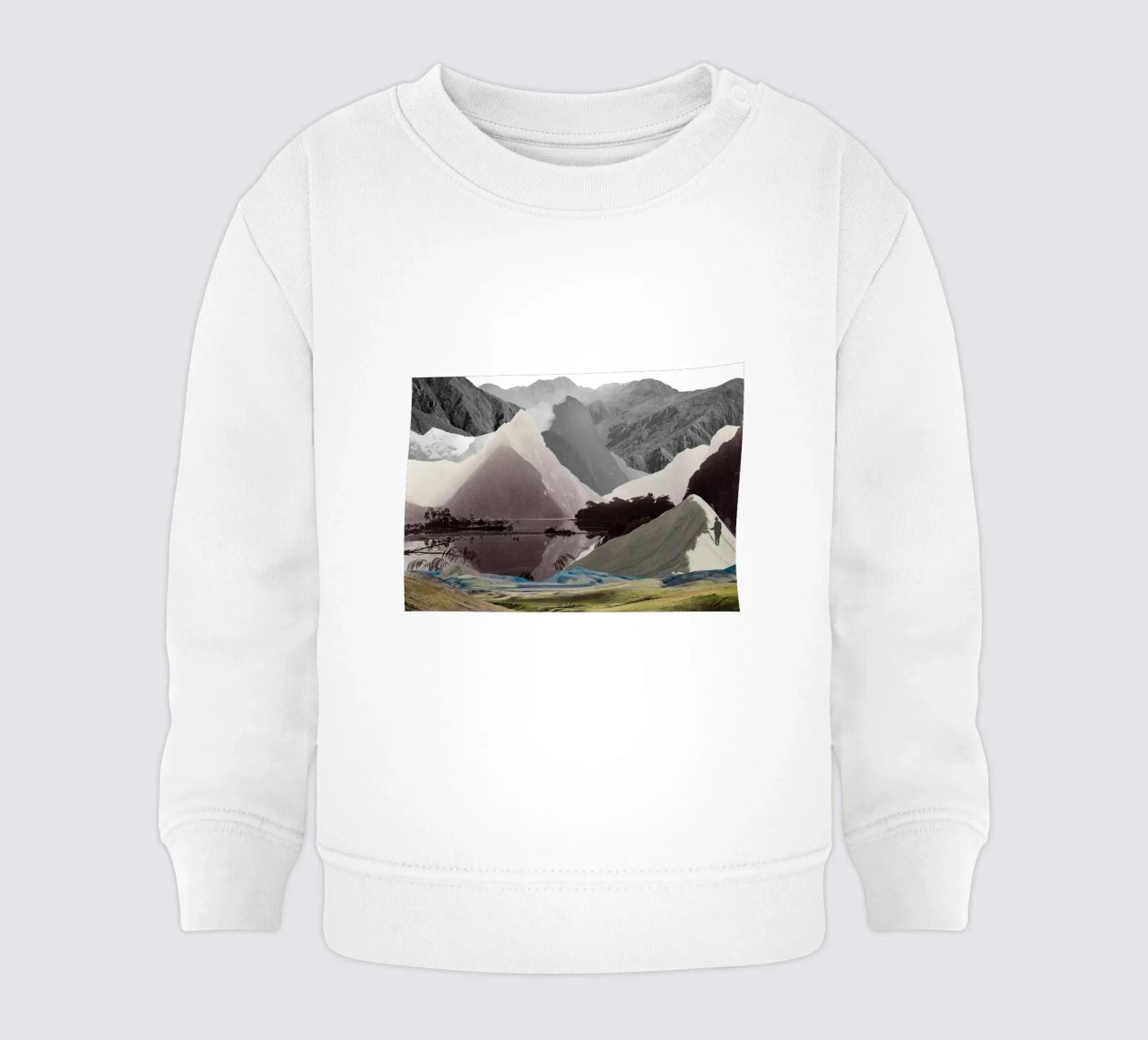 Phantom Range | Press Play Art Print Collage felpa neonato da Press Play Art Prints