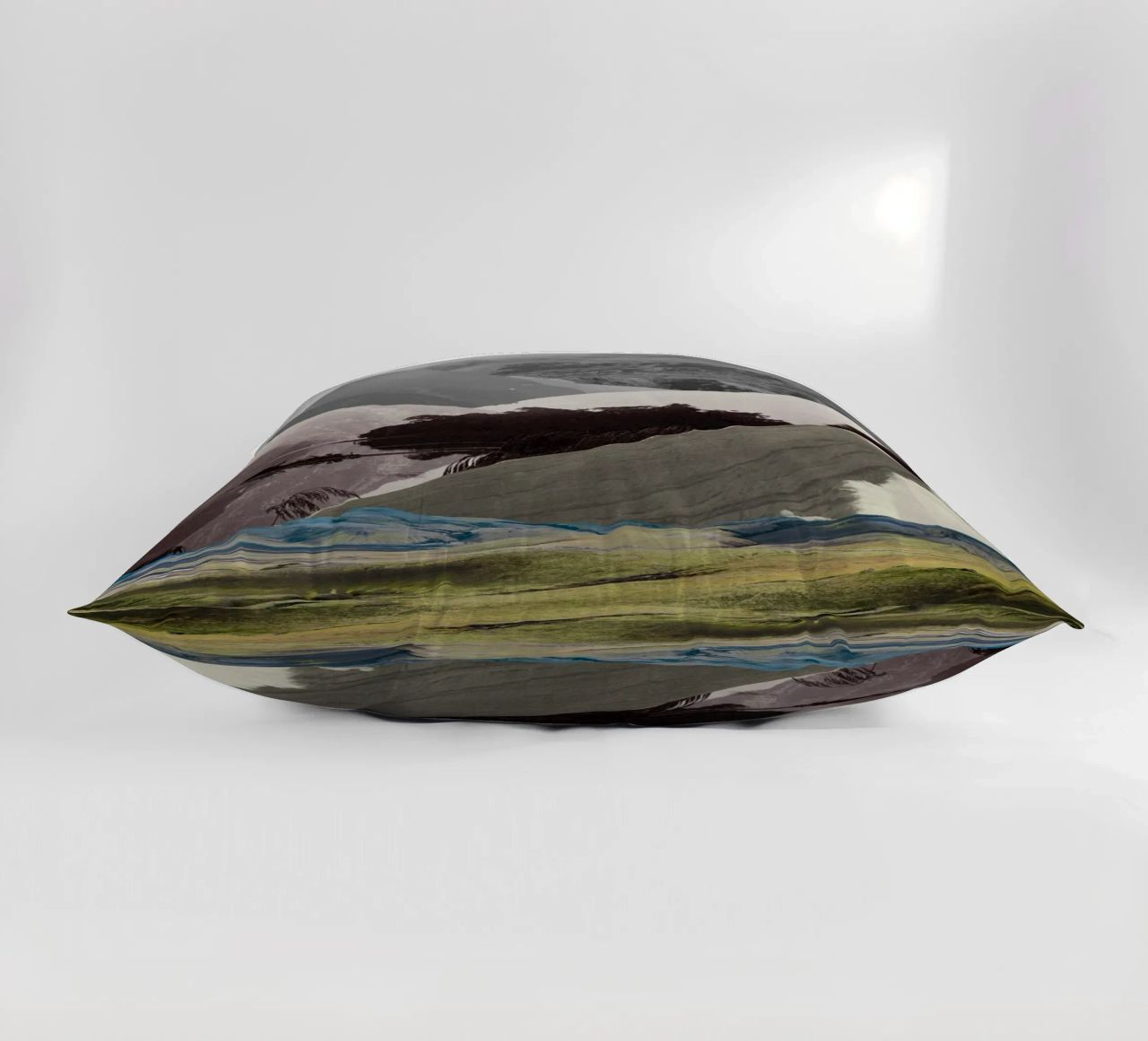 Phantom Range | Press Play Art Print Collage cuscino da Press Play Art Prints