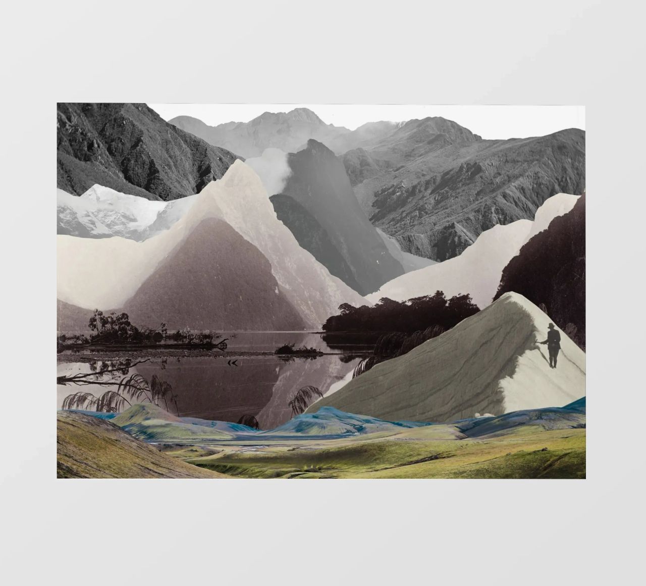 Phantom Range | Press Play Art Print Collage pellicola backlit da Press Play Art Prints