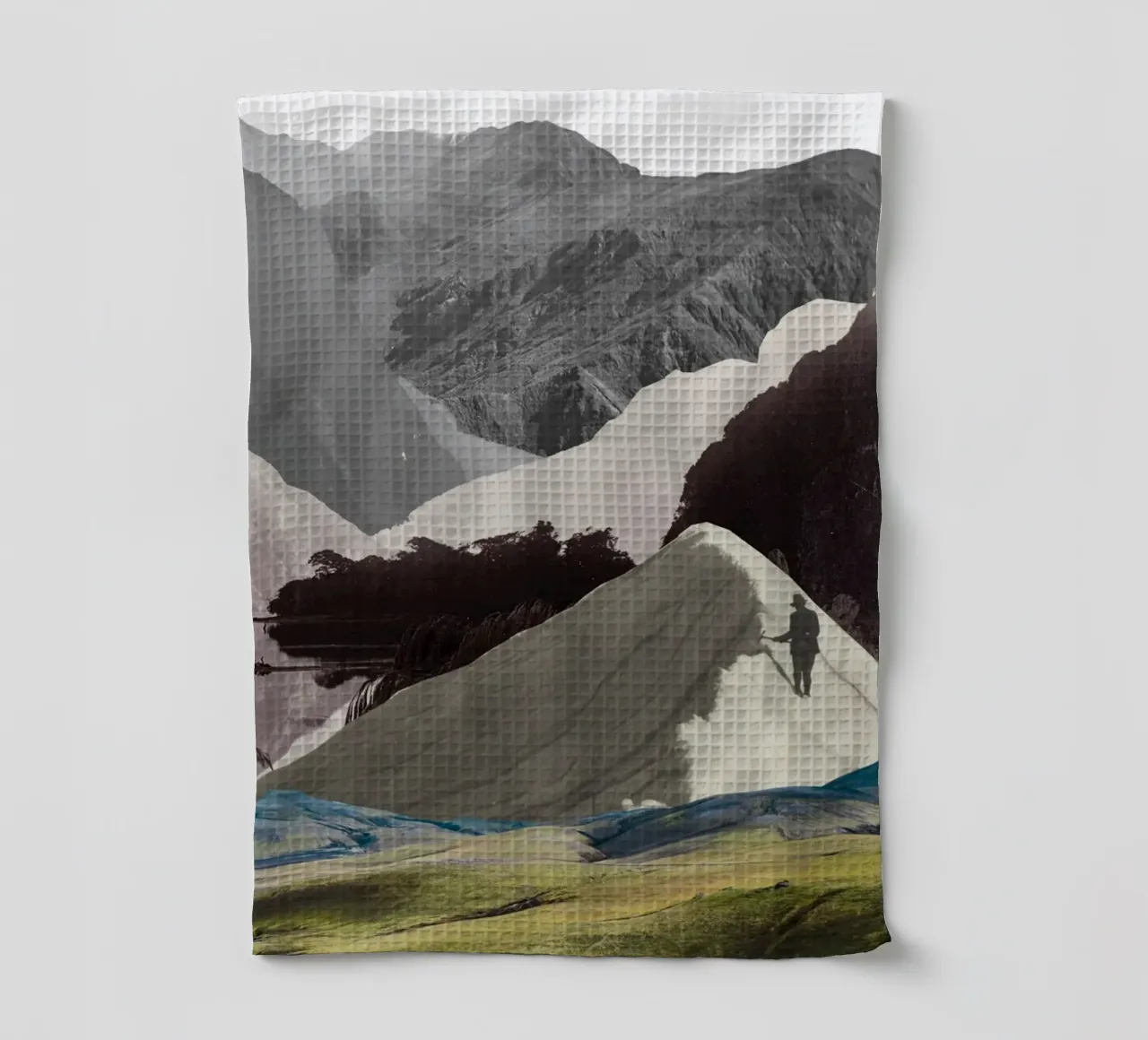 Phantom Range | Press Play Art Print Collage paño de cocina de Press Play Art Prints