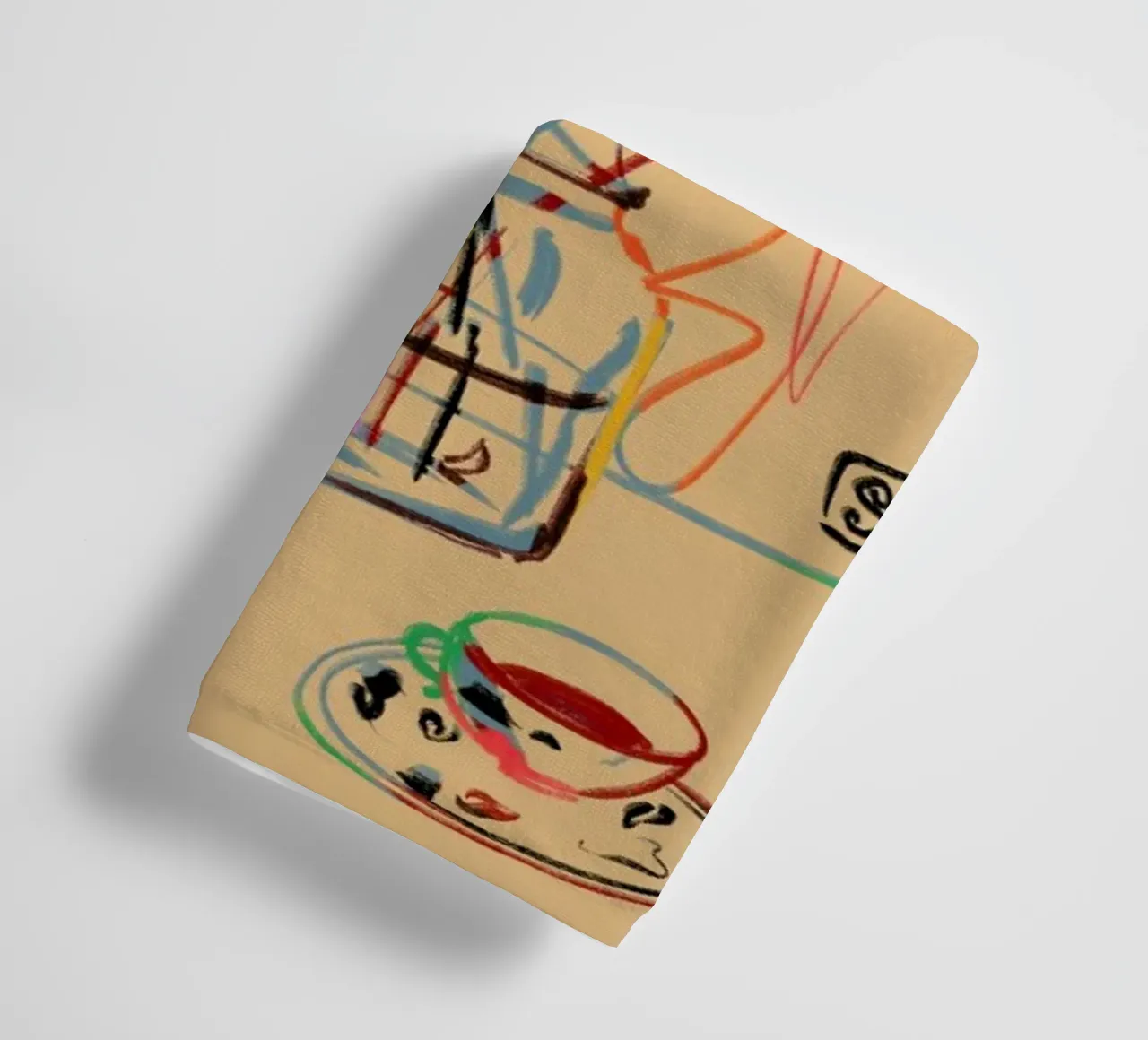 Flower Festival towel by Sandra Poliakov