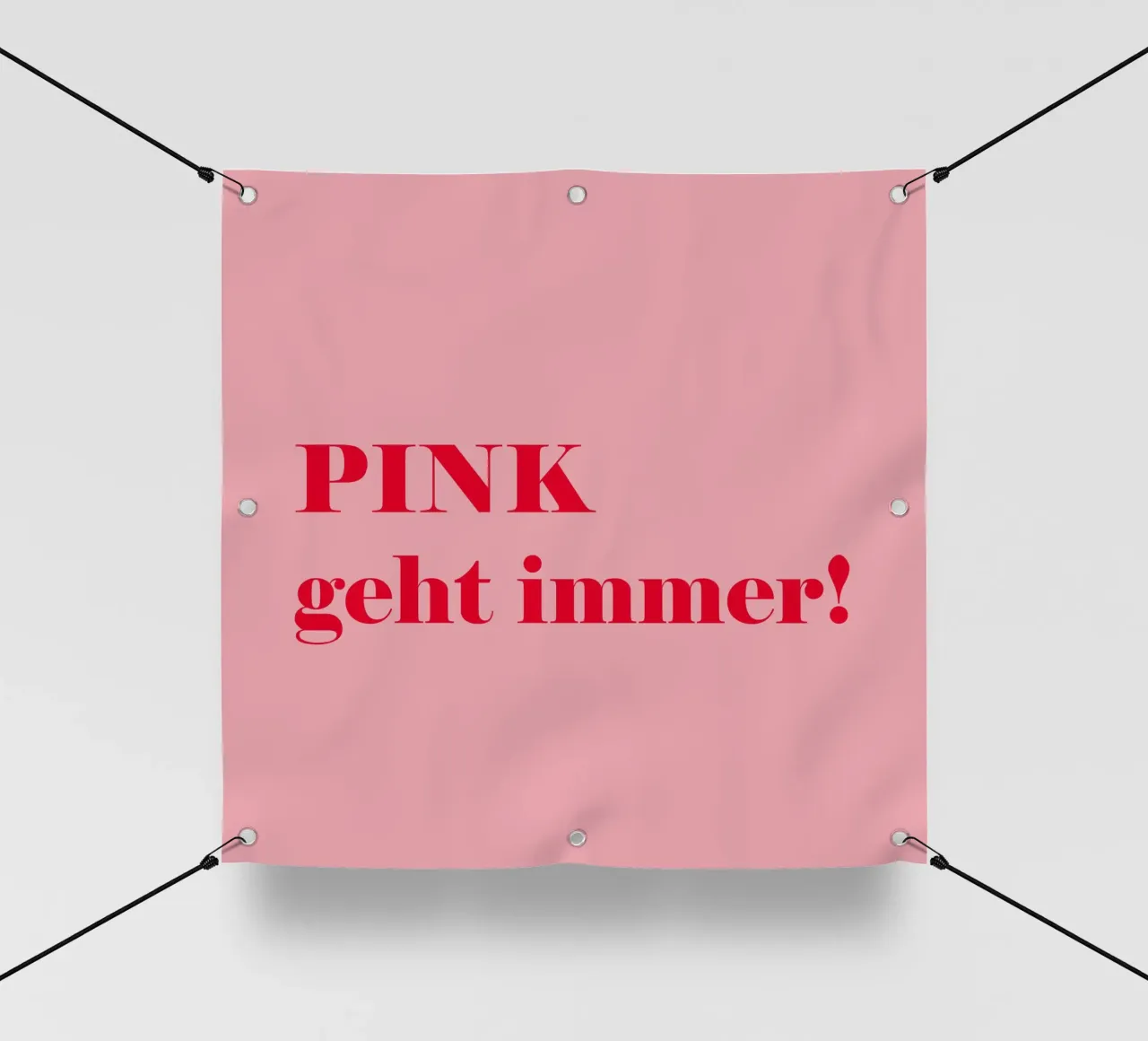 Pink always works - a cheerful statement in raspberry red for the pvc cover by Stilrausch