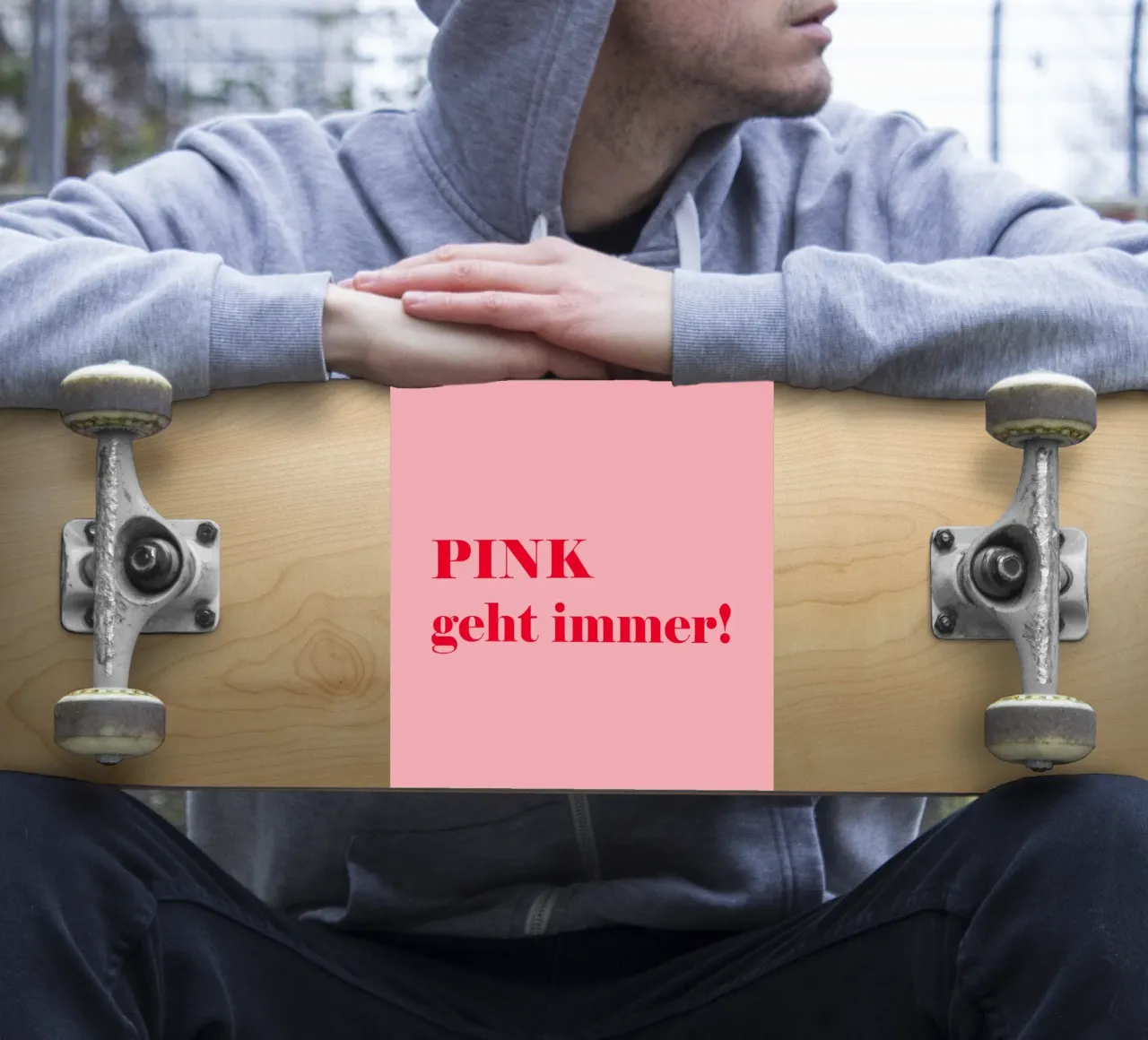 Pink always works - a cheerful statement in raspberry red for the sticker by Stilrausch