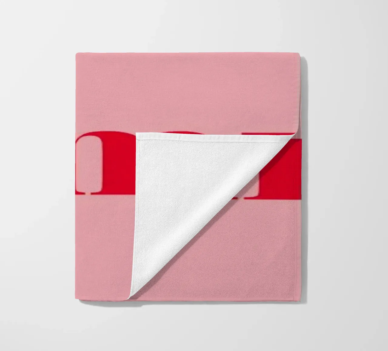 Pink always works - a cheerful statement in raspberry red for the beach towel by Stilrausch