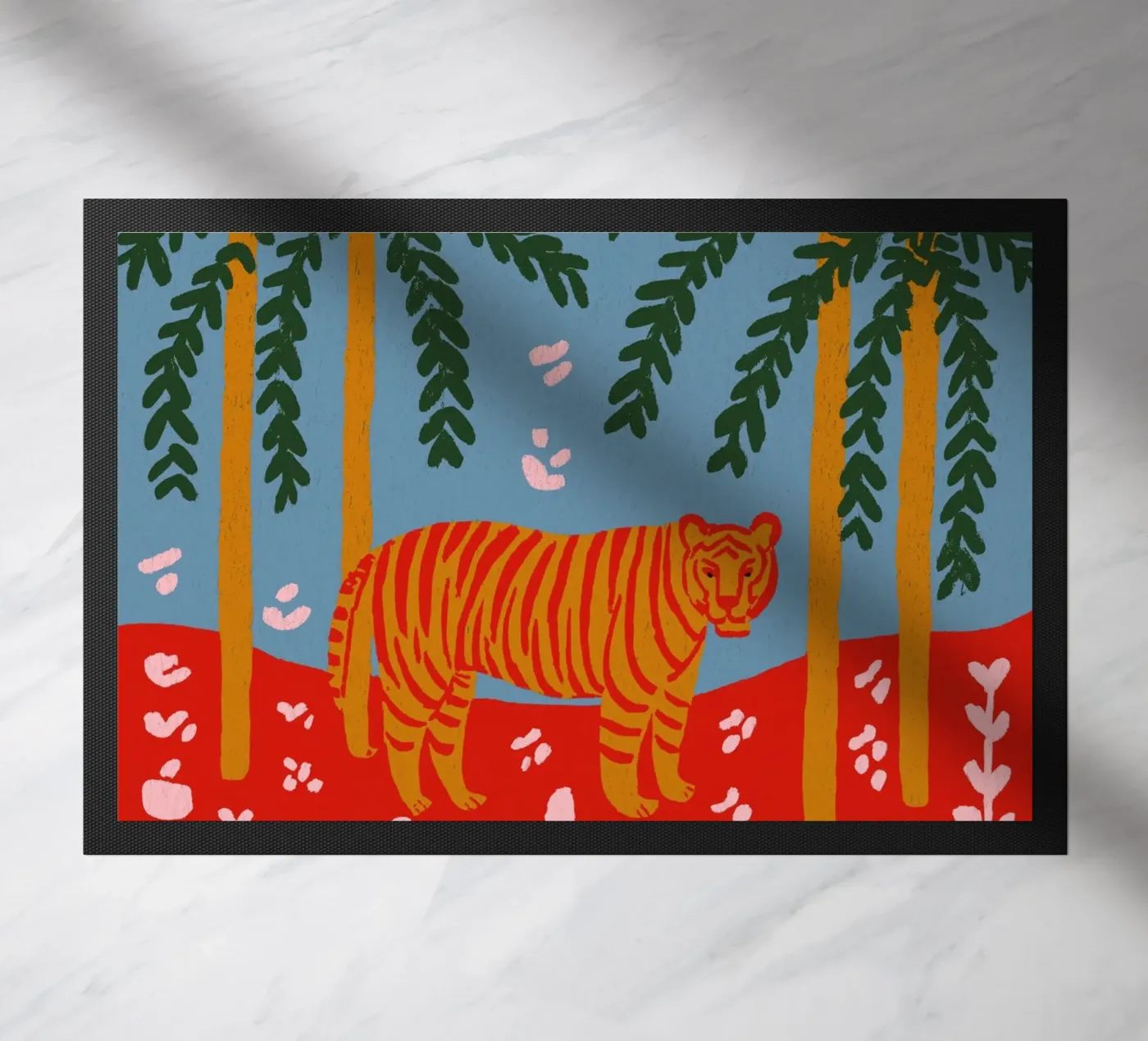 Tiger Under Palms zerbino da treechild