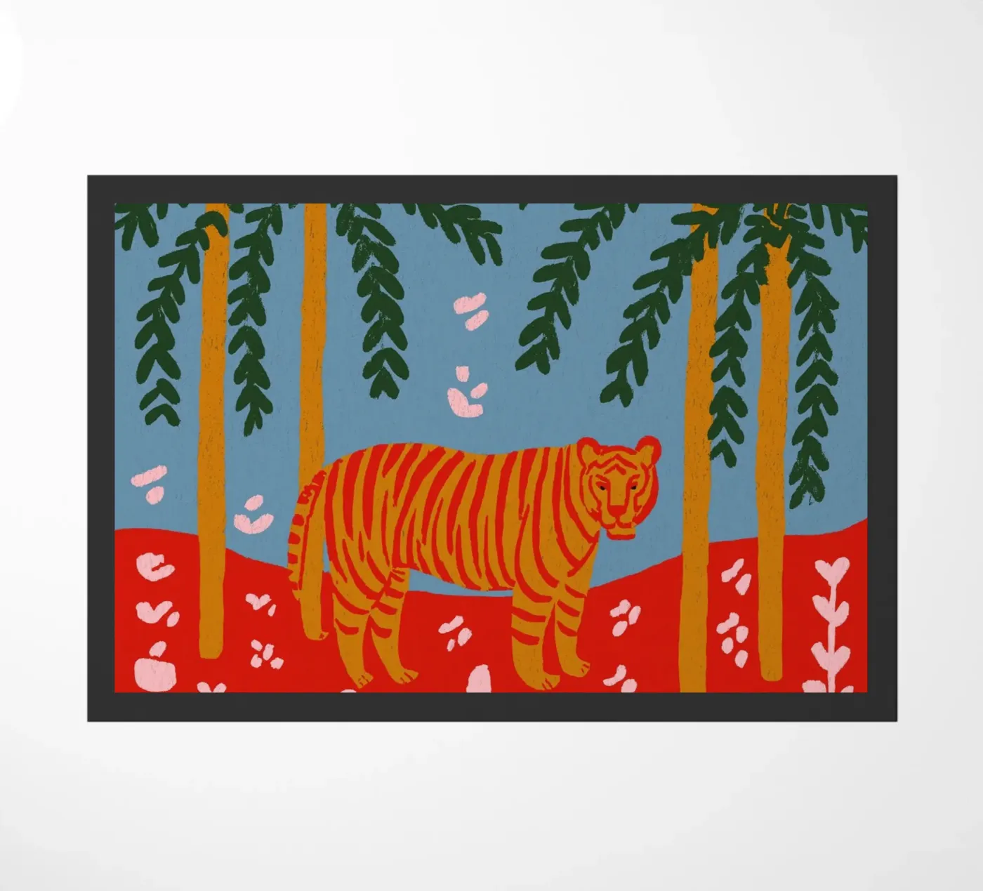 Tiger Under Palms zerbino da treechild