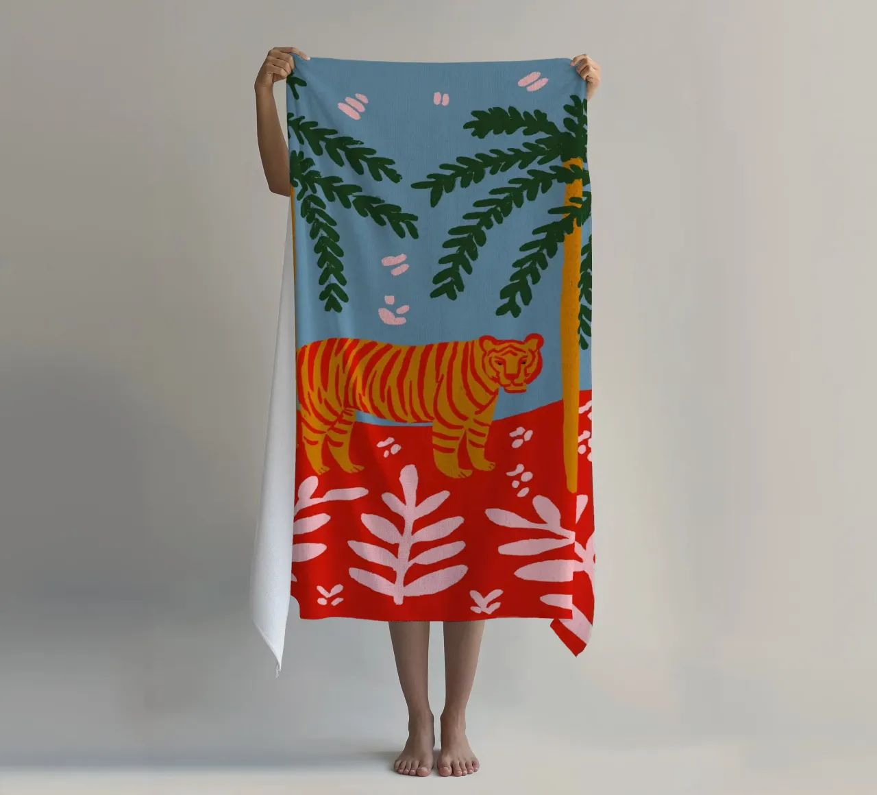 Tiger Under Palms telo mare da treechild