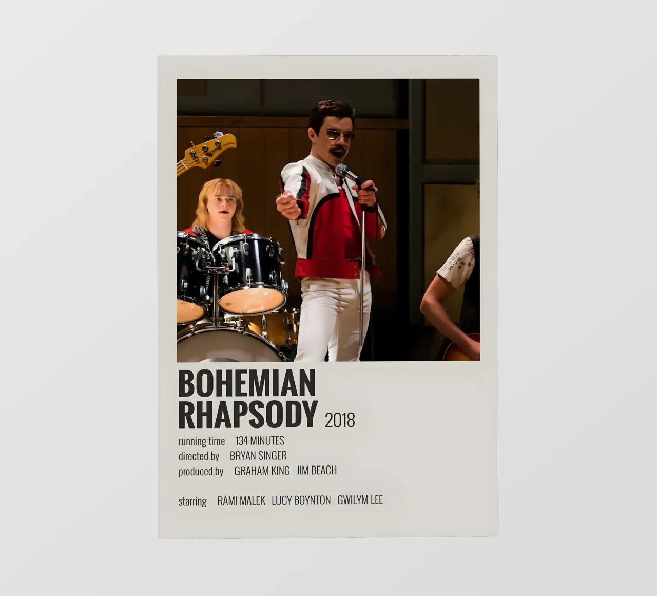 BOHEMIAN RHAPSODY 2018 pellicola backlit da MVFminimalist