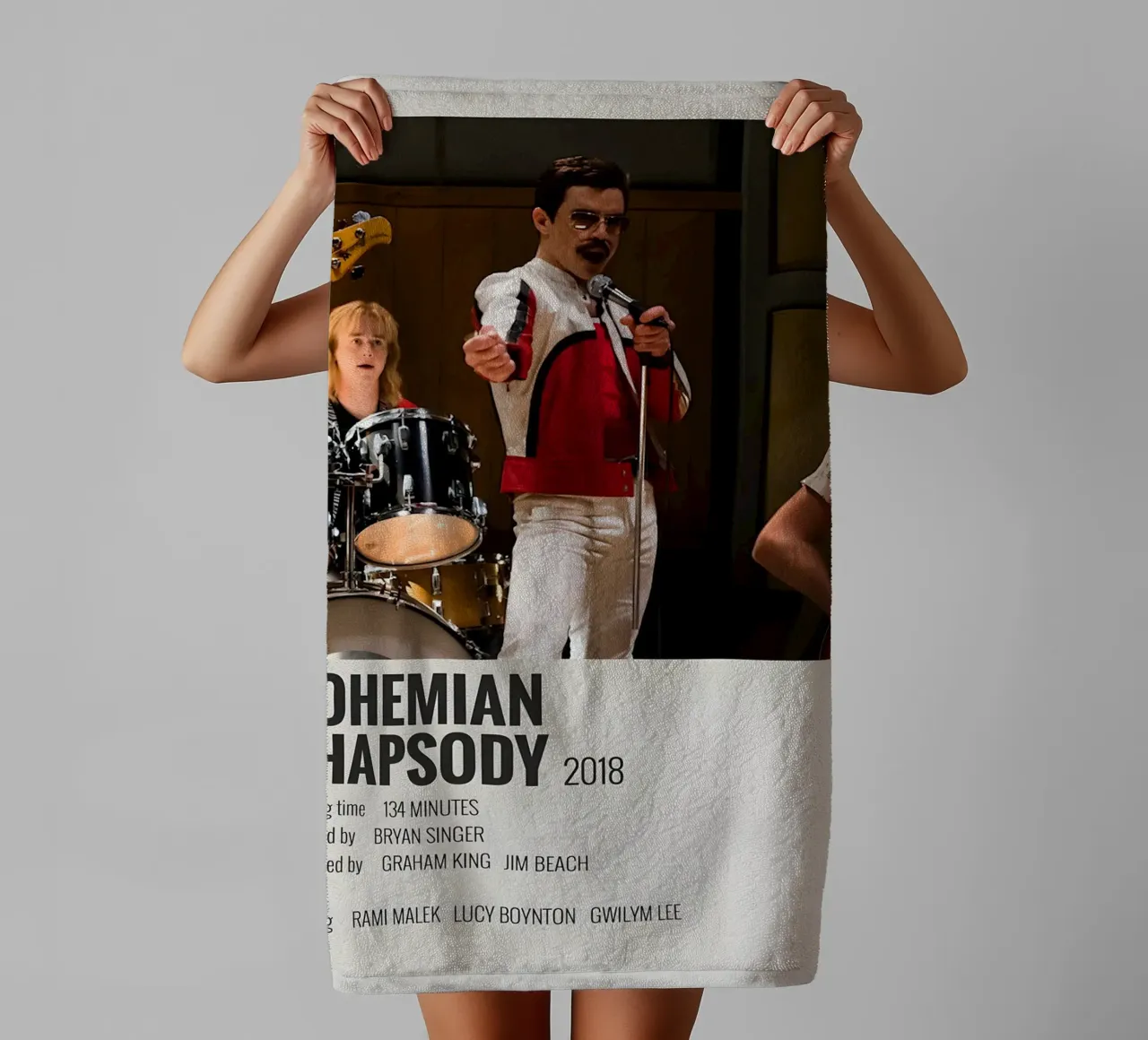 BOHEMIAN RHAPSODY 2018 asciugamano da bagno da MVFminimalist