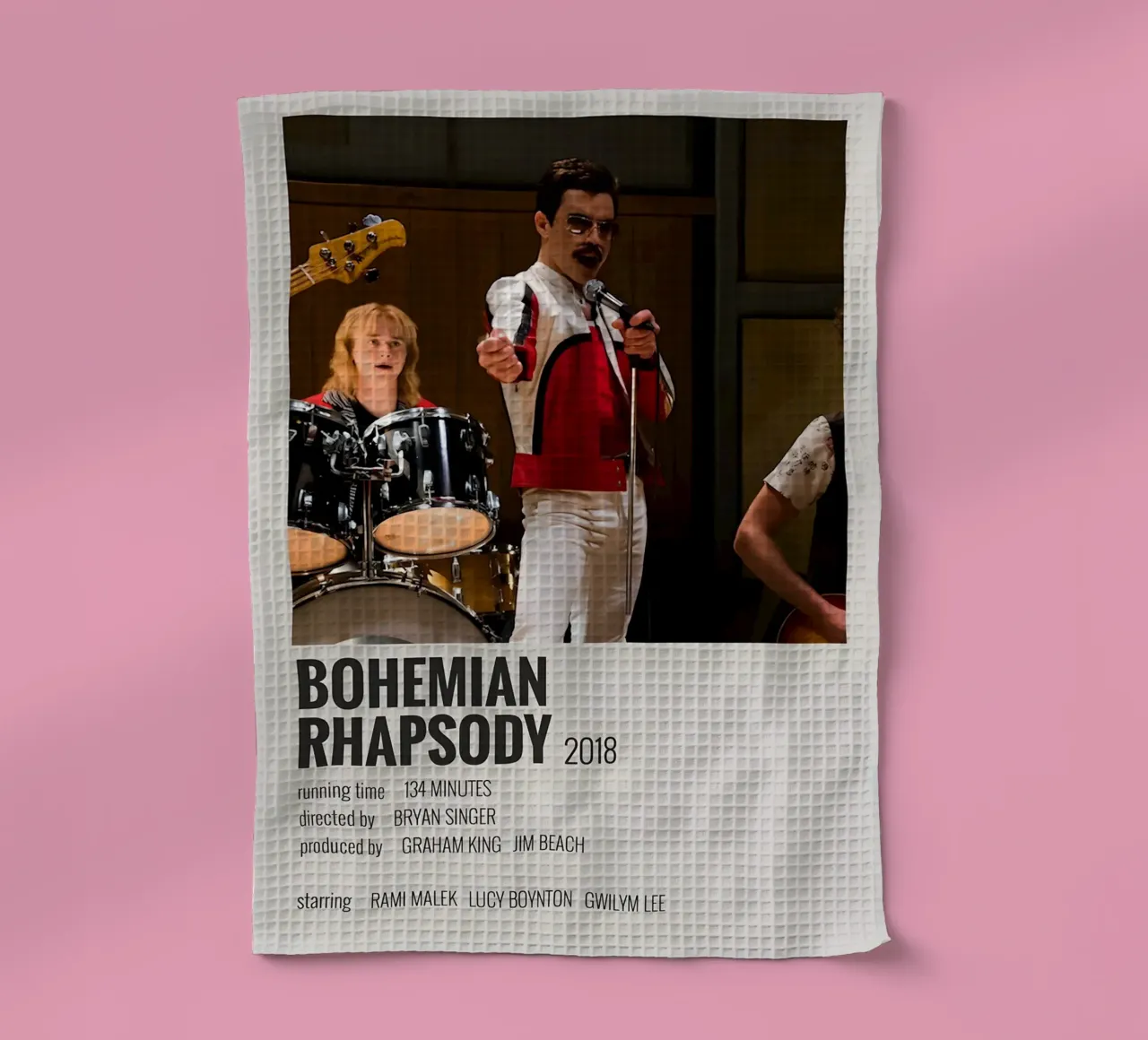 BOHEMIAN RHAPSODY 2018 canovaccio da cucina da MVFminimalist