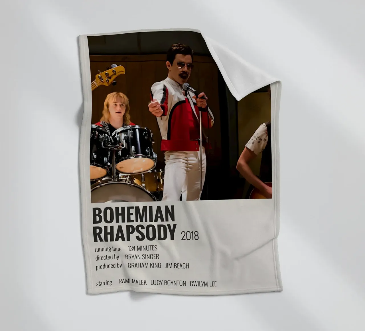 BOHEMIAN RHAPSODY 2018 coperta in pile da MVFminimalist