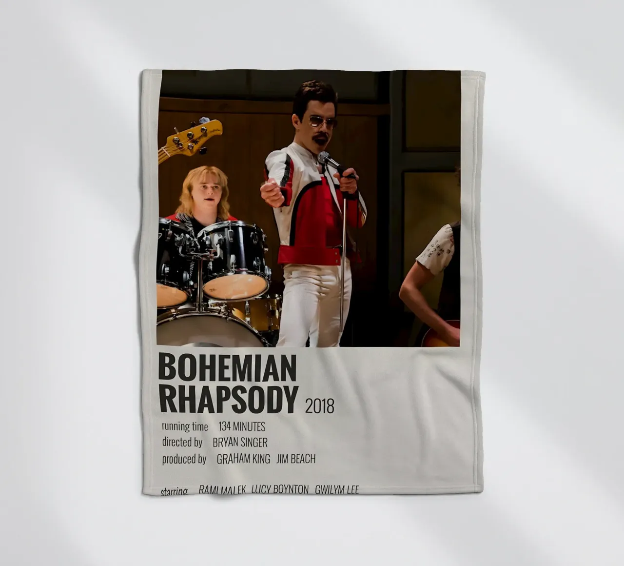 BOHEMIAN RHAPSODY 2018 coperta in pile da MVFminimalist
