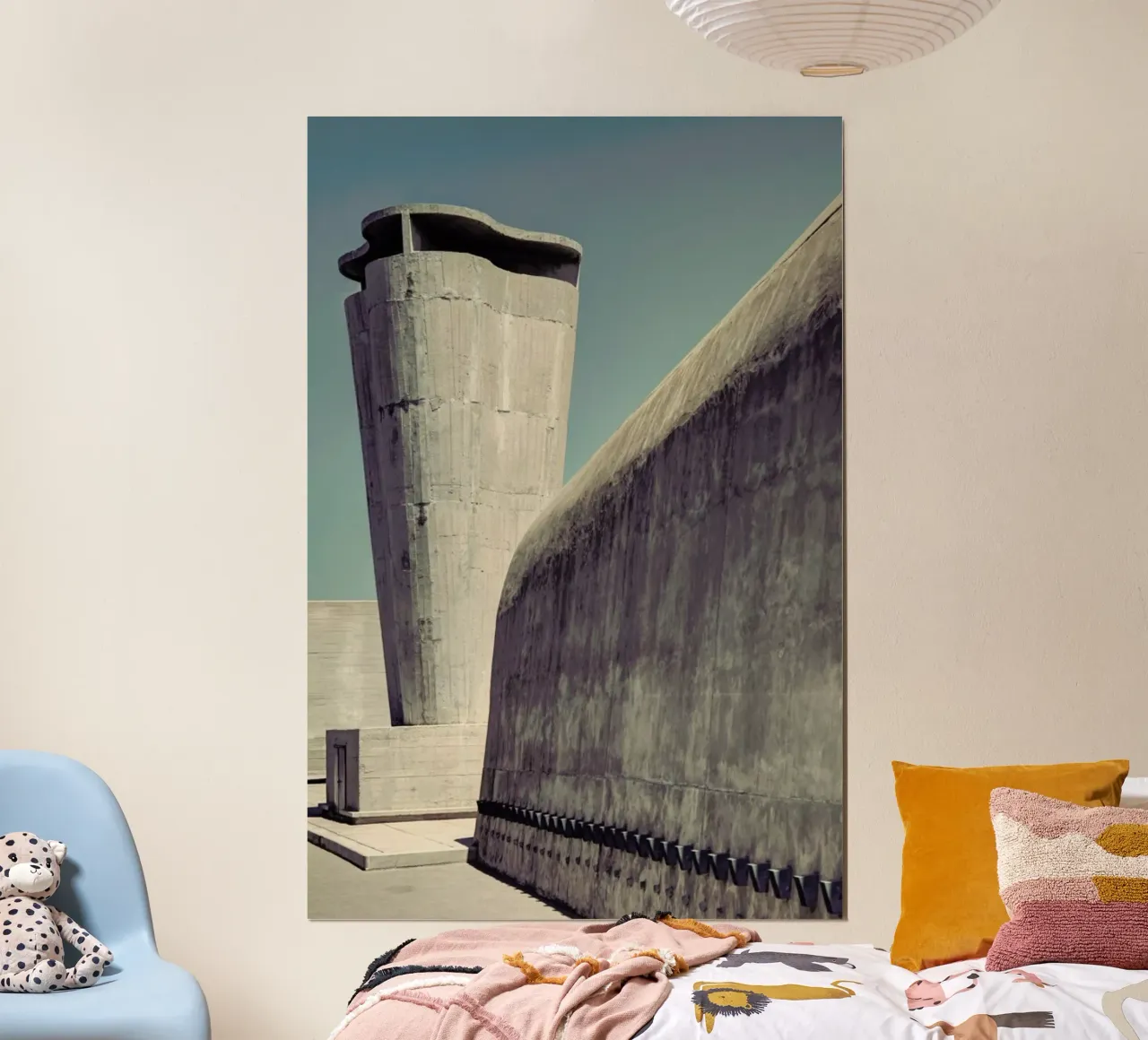 Le Corbusier poster con telaio in legno da Michael Belhadi