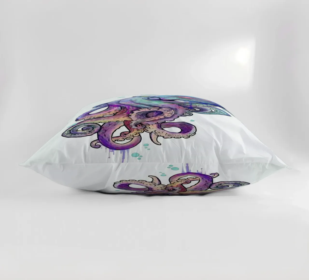 Octopus decorative cushion by Laura Graves