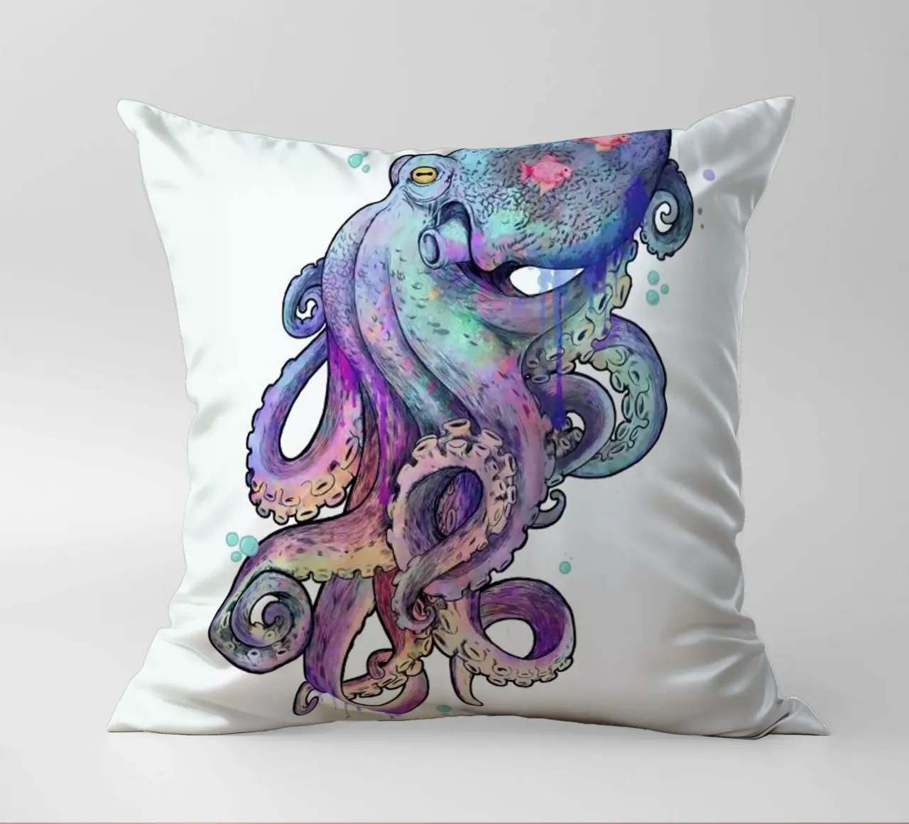 Octopus decorative cushion by Laura Graves