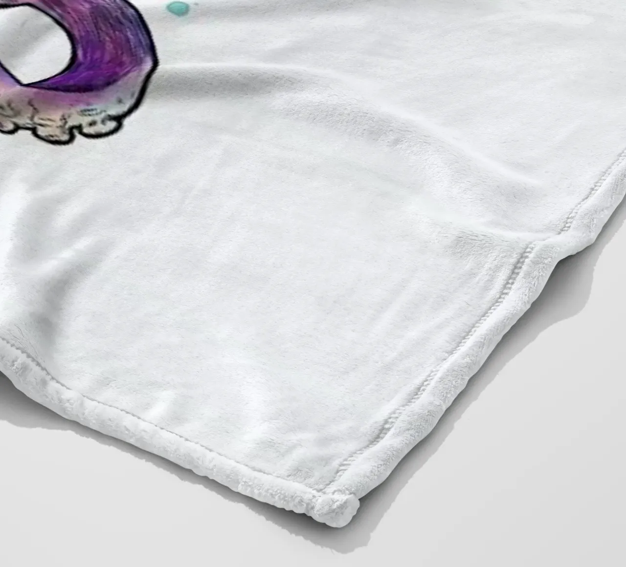 Octopus fleece blanket by Laura Graves