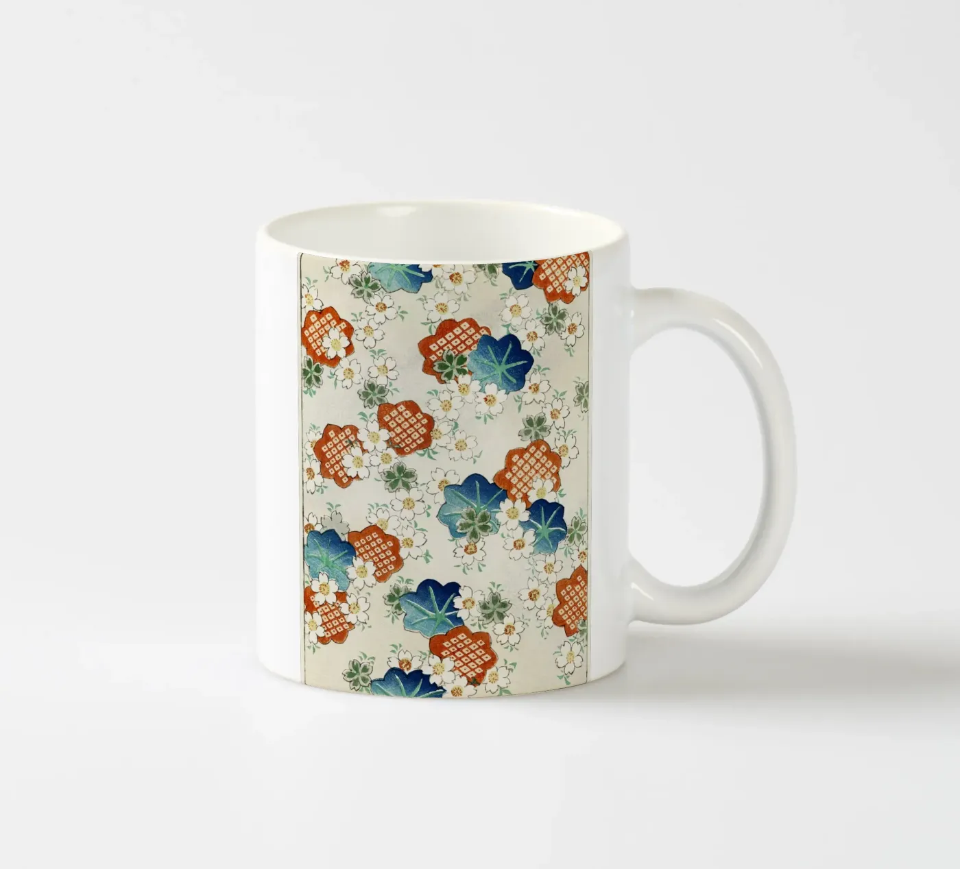 Floral pattern ceramic mug by vintageshop