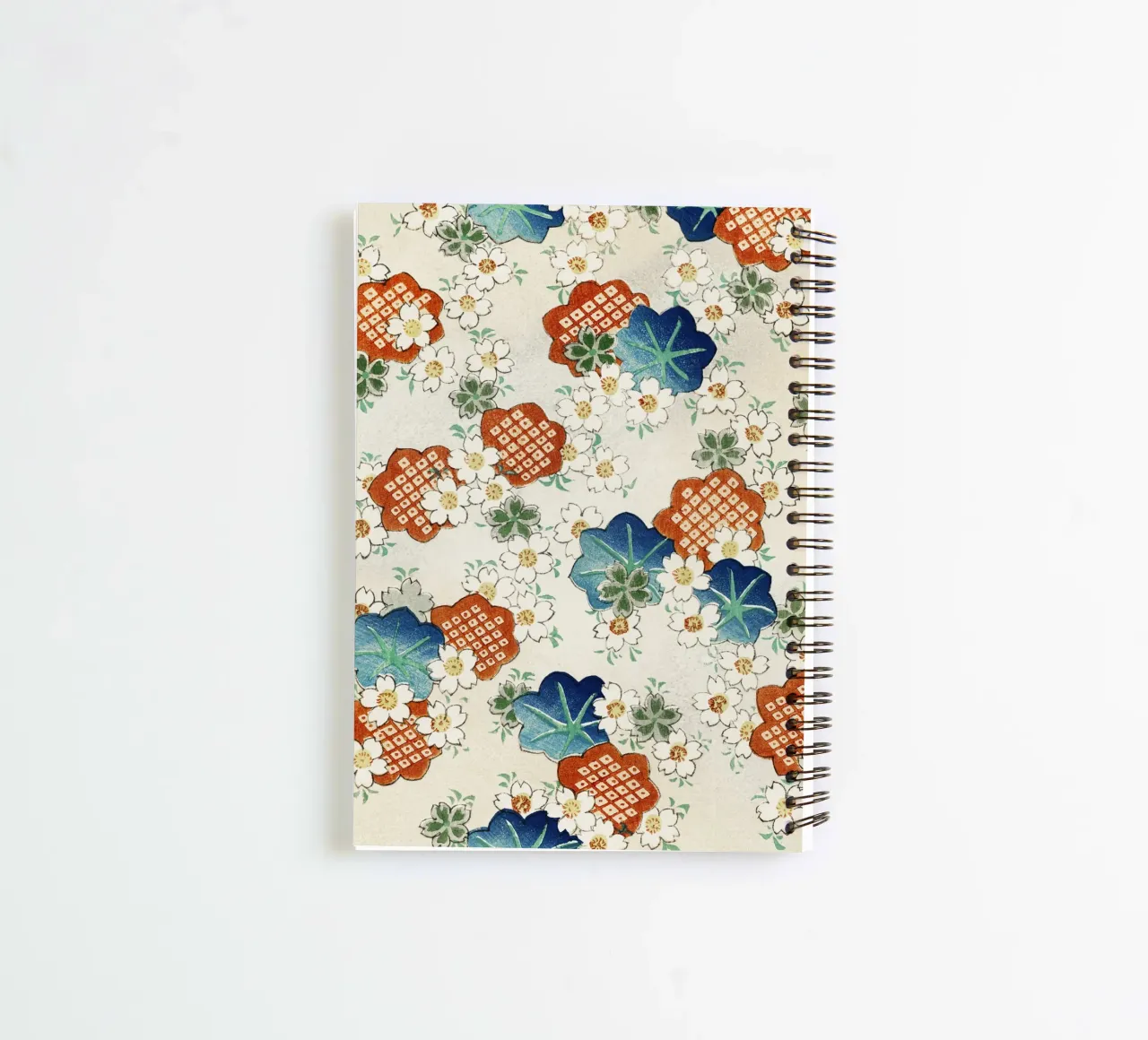 Floral pattern spiral notebook by vintageshop
