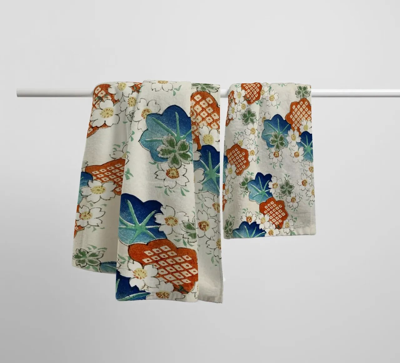 Floral pattern towel by vintageshop