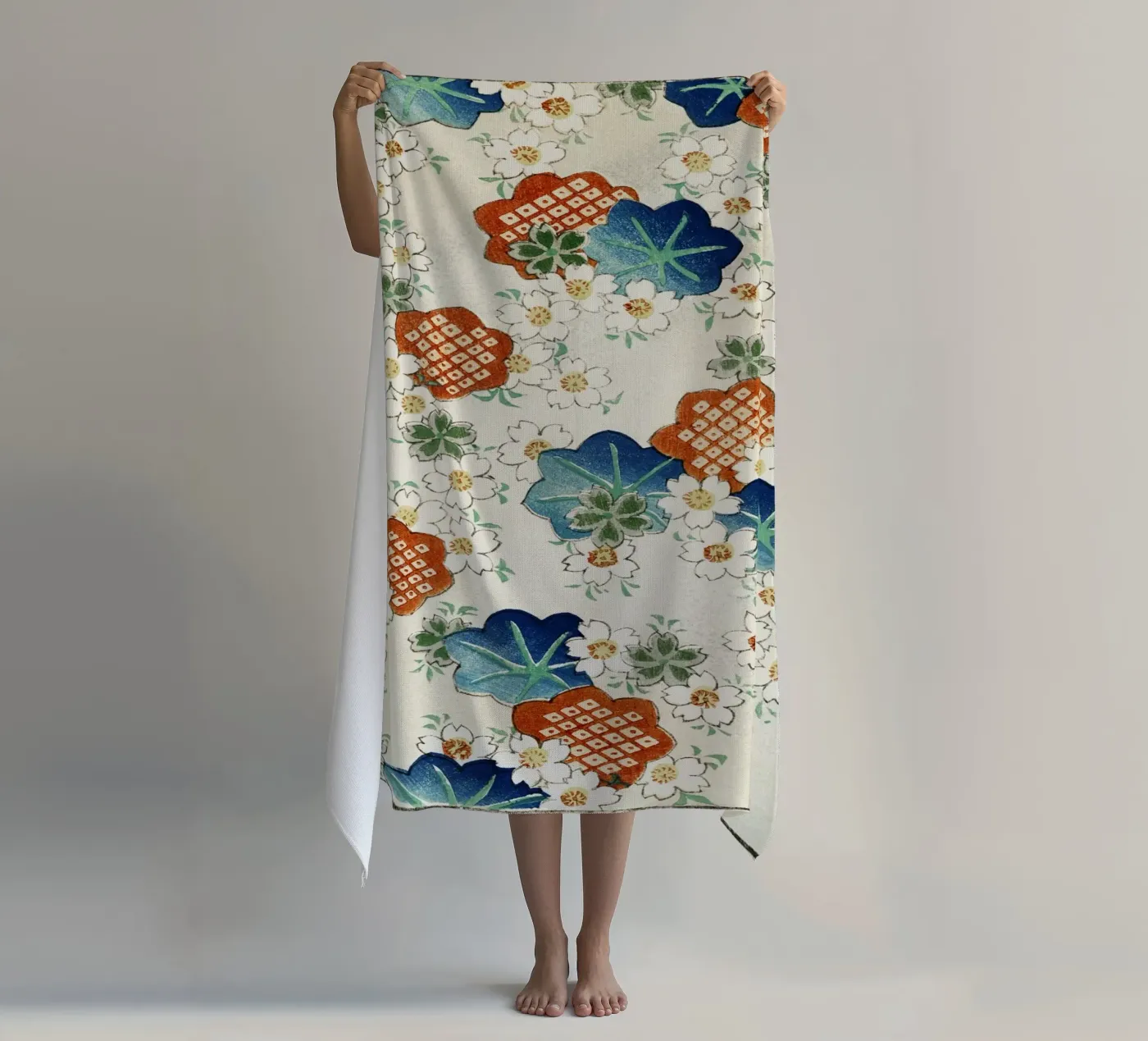 Floral pattern telo mare da vintageshop