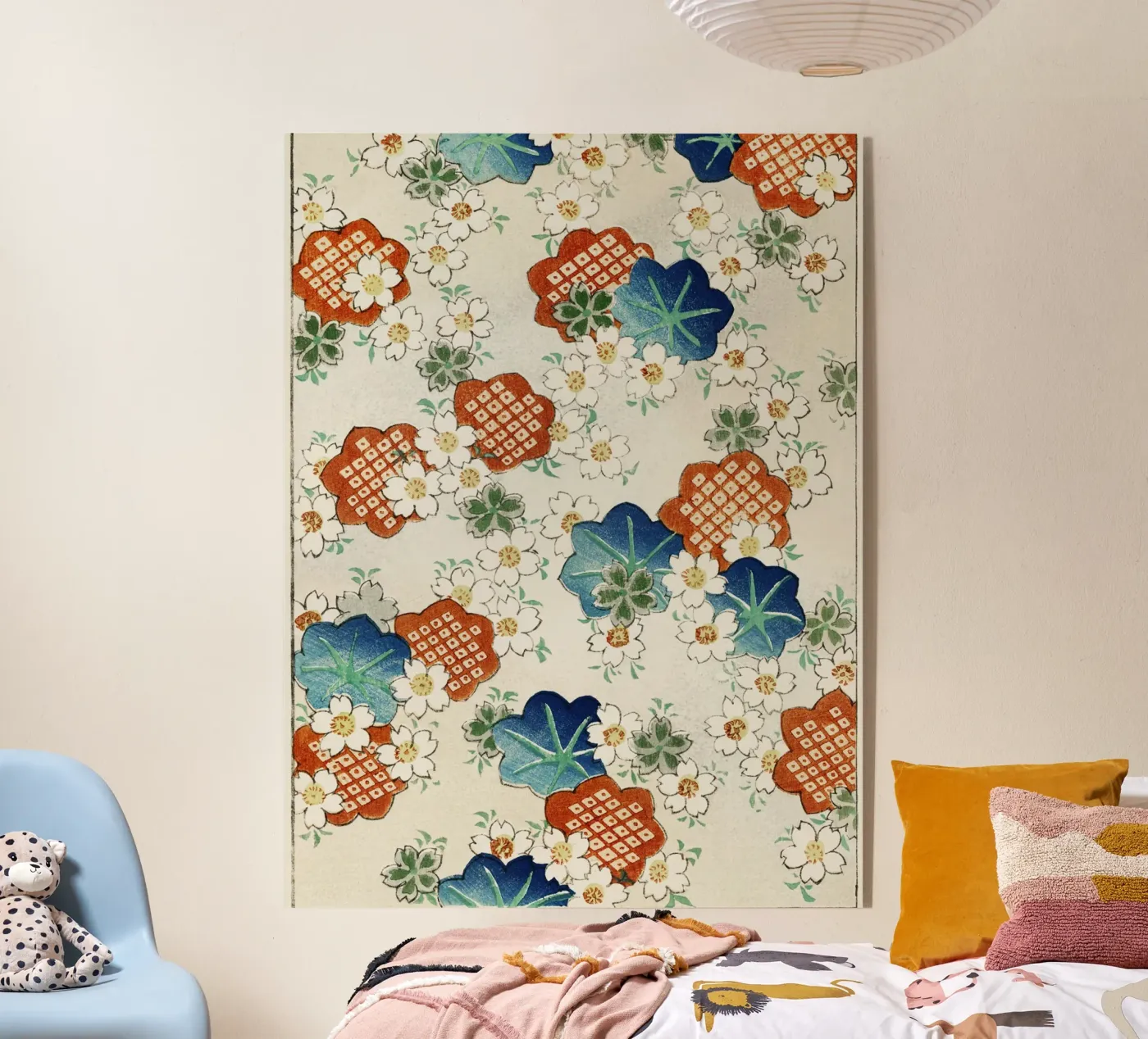 Floral pattern plexiglass da vintageshop