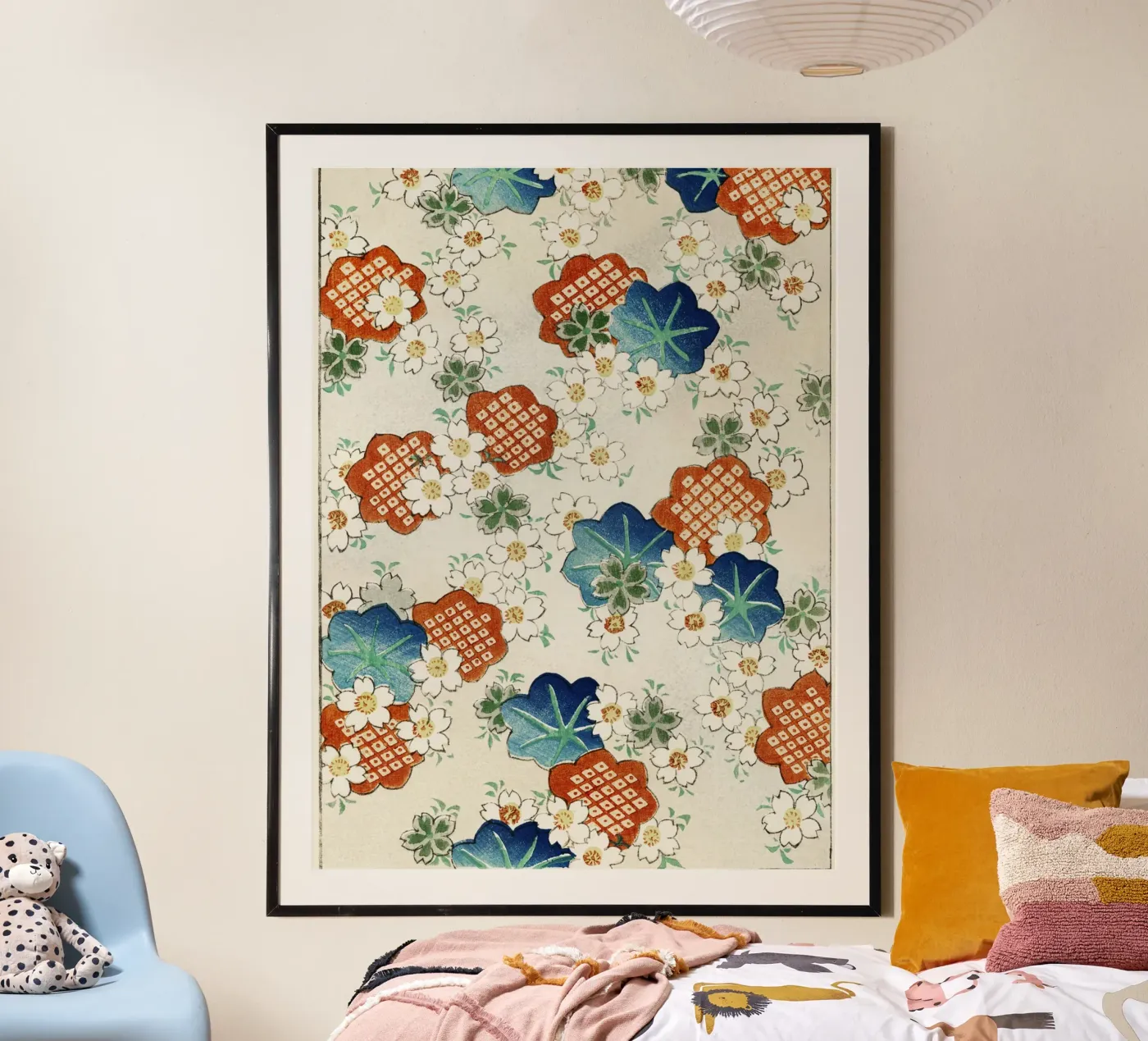 Floral pattern poster van vintageshop