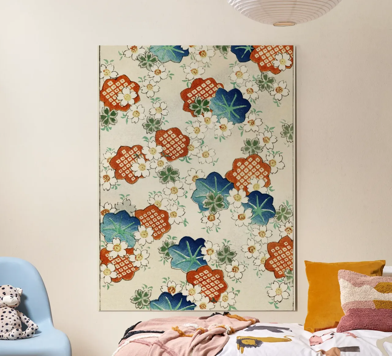 Floral pattern poster da vintageshop