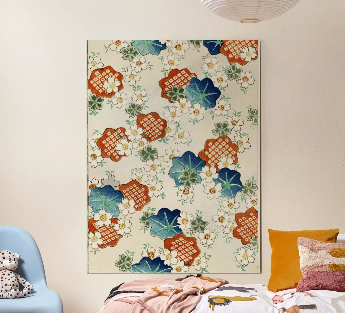Floral pattern poster by vintageshop