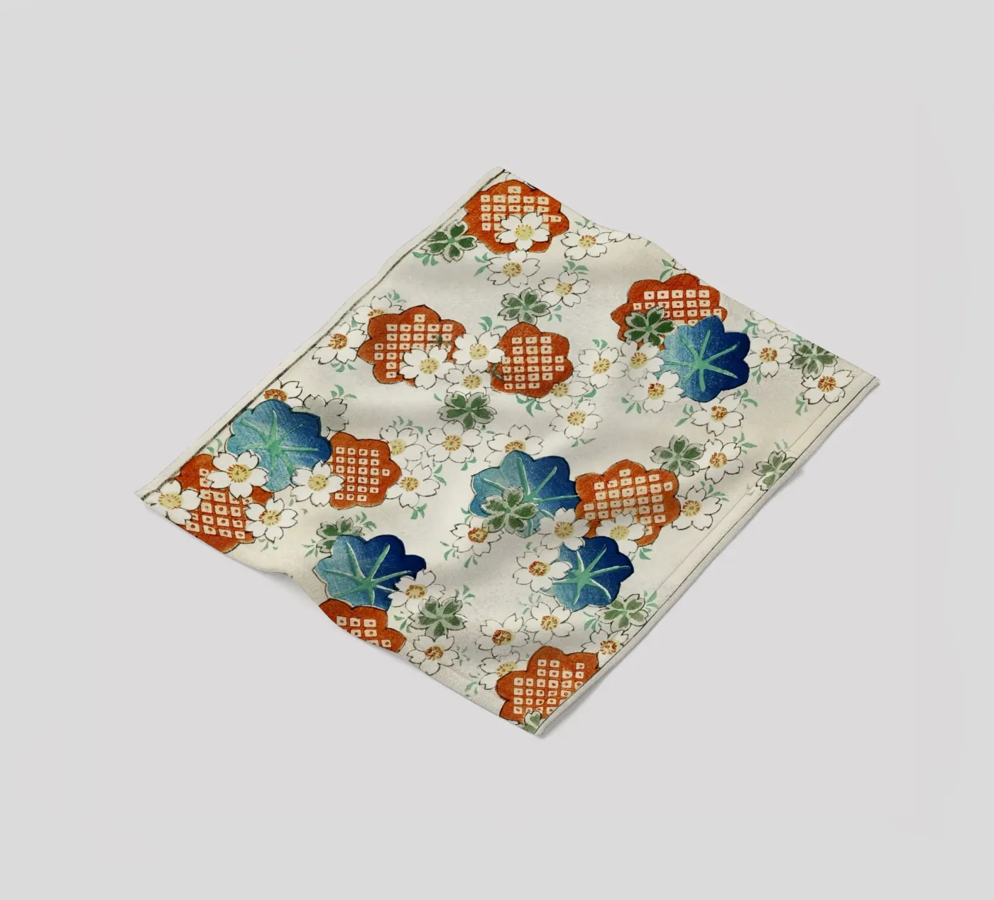 Floral pattern Fleecedecke von vintageshop