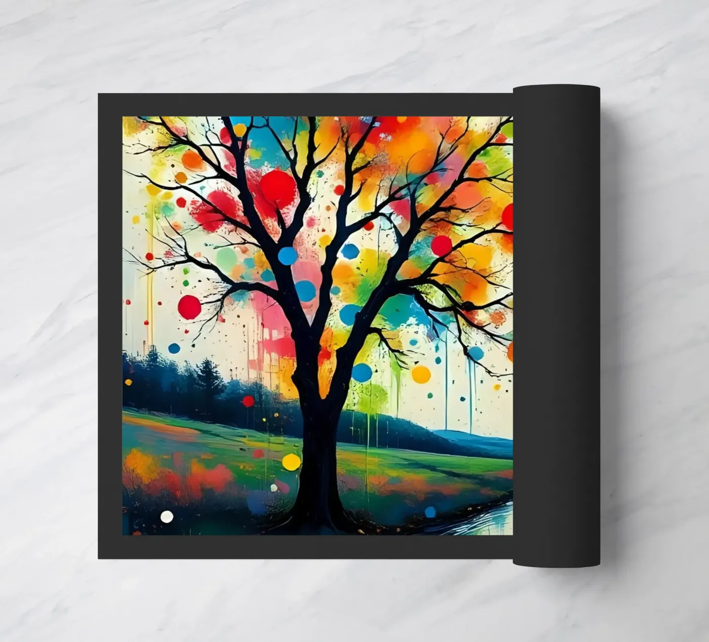 Painting_E_5 doormat by Farb- und Blütenzauber by LK