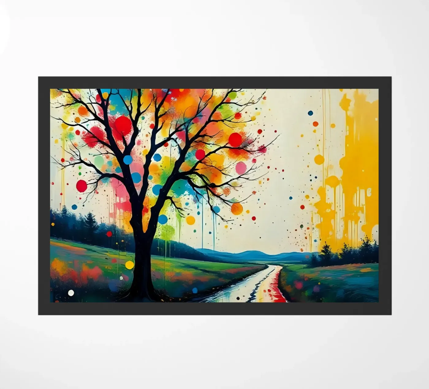 Painting_E_5 doormat by Farb- und Blütenzauber by LK