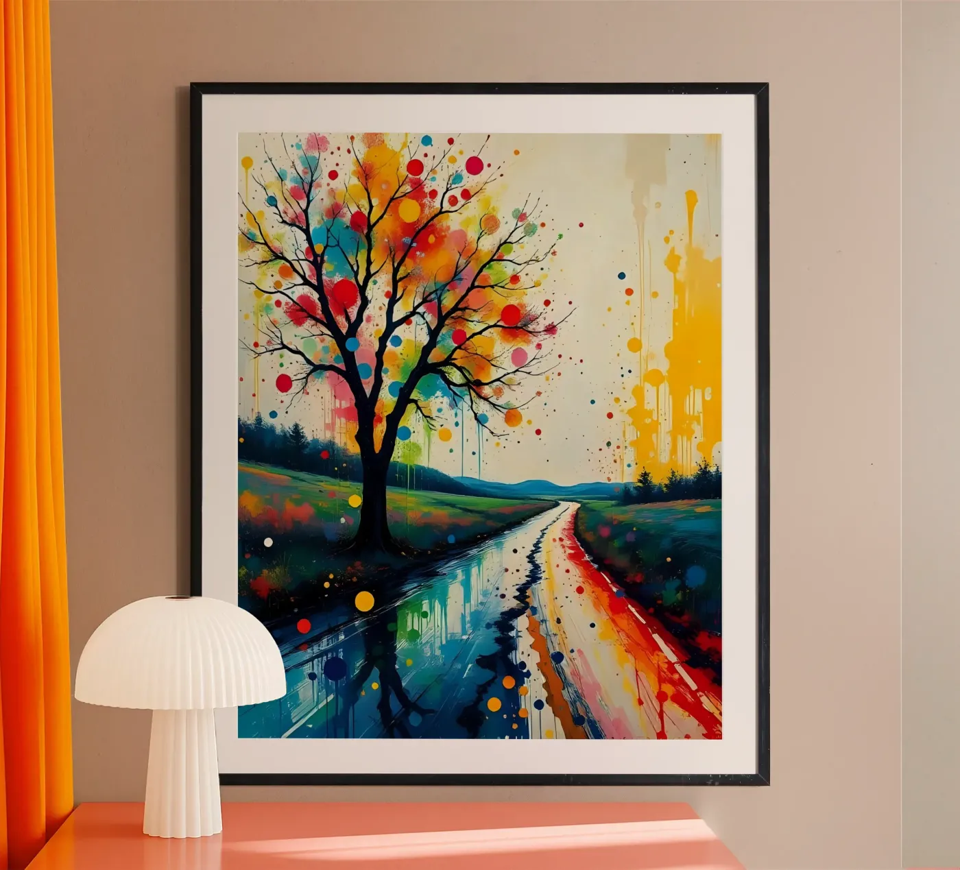 Painting_E_5 poster by Farb- und Blütenzauber by LK