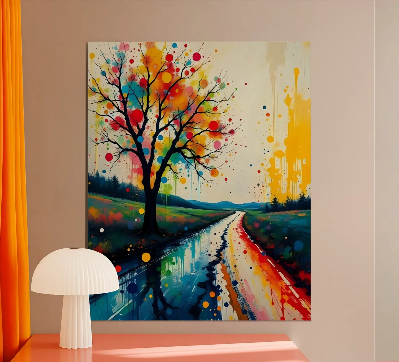 Painting_E_5 poster by Farb- und Blütenzauber by LK