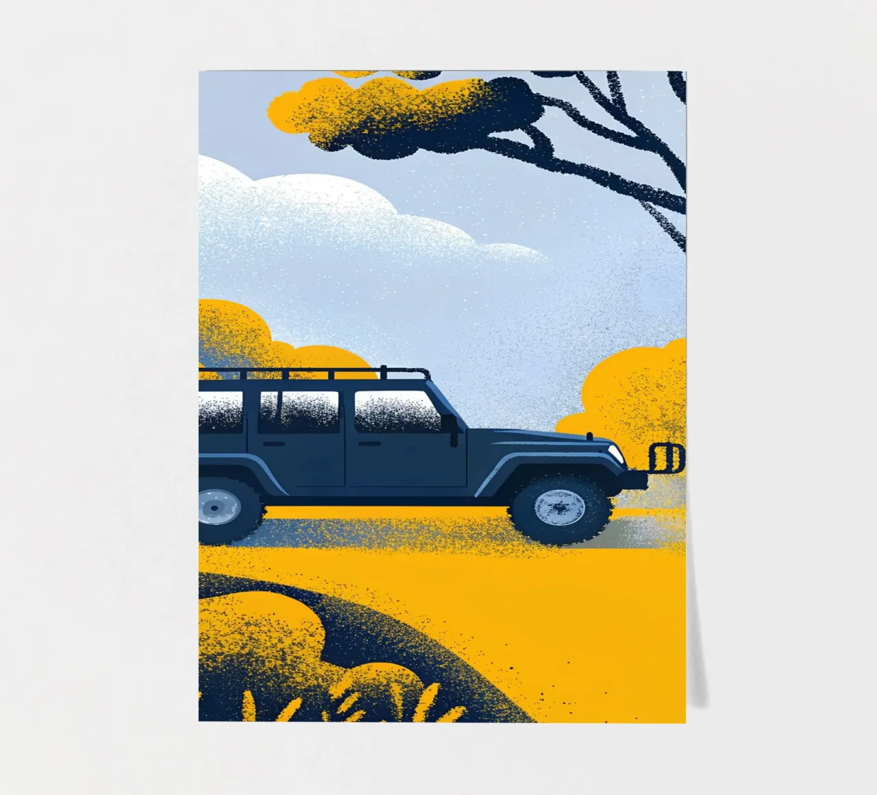 Voitures Jeep planche autocollant de SOUL SHOP