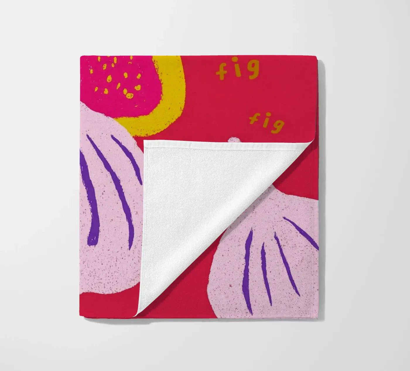 Figs serviette de plage de treechild