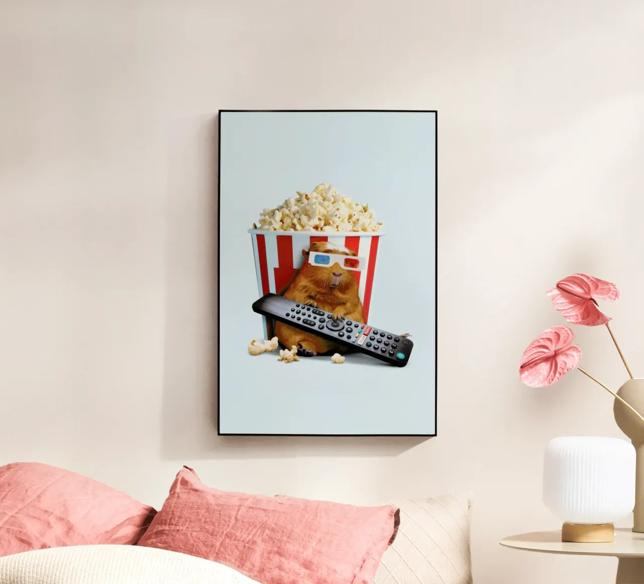 Popcorn Pig plexiglass da Jonas Loose