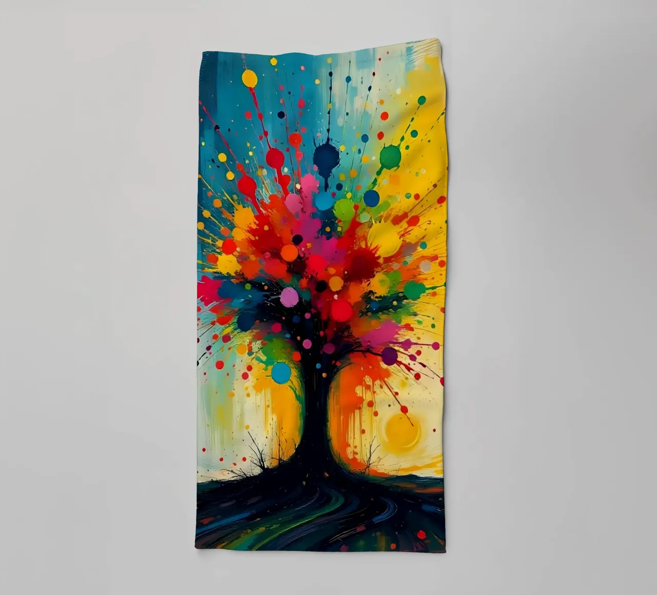 Painting_E_6 towel by Farb- und Blütenzauber by LK